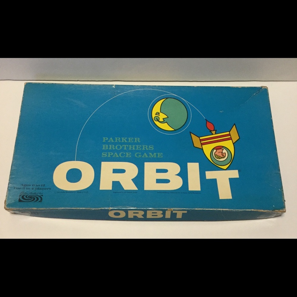 Rare 1966 Orbit Board Game Parker Brothers